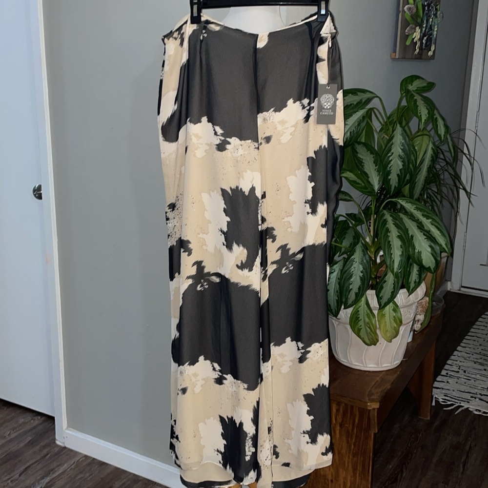 Vince Camuto Abstract Cowhide Print Wide-Leg Pants (NWT)